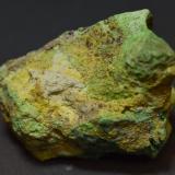 Guilleminita, Cuprosklodowskita<br />Mina Shinkolobwe (Mina Kasolo), Shinkolobwe, Cinturón de cobre de Katanga, Katanga (Shaba), República Democrática del Congo (Zaire)<br />50 x 40 mm.<br /> (Autor: Joaquin Blanco Cortina)