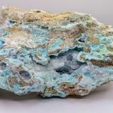 Auricalcita.<br />Distrito Minero Salamón, Crémenes, Comarca Montaña Oriental, León, Castilla y León, España<br />10 X 6 cm<br /> (Autor: AntonioJesus)