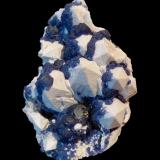 Fluorite, quartzZona minera Huanggang, Hexigten Banner (Kèshíkèténg Qí), Chifeng (Ulanhad), Región Autónoma Mongolia Interior, ChinaSpecimen size 10 x 7 cm (Author: Tobi)