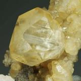 Calcita<br />Mina La Cuerre, zona minera de La Florida, Rionansa-Herrerías, Comarca Saja-Nansa, Cantabria, España<br /><br /> (Autor: castrominerals)