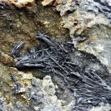 AntimonitaMinas de la Nazarena, Almuradiel, Mancomunidad Manserja, Ciudad Real, Castilla-La Mancha, España11 x 8 cm (Autor: Pedro Antonio)