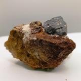 GalenaFundición La Cruz, Linares, Comarca Sierra  Morena, Jaén, Andalucía, España6''5x3cm (Autor: AntonioJesus)