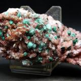 dolomita y rosasita<br />Bou Beker, distrito minero Touissit-Bou Beker, Provincia Jerada, Región Oriental, Marruecos<br />10 x 5 cm<br /> (Autor: Pedro Antonio)