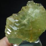 Fluorita<br />Mina La Barre, Saint-Jacques-d'Ambur, Pontgibaud, Saint-Ours, Riom, Departamento Puy-de-Dôme, Auvergne-Rhône-Alpes, Francia<br />40x40 mm<br /> (Autor: Ignacio)