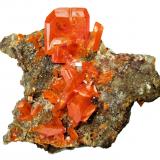 WulfeniteMina Red Cloud, Montes Trigo, Distrito minero Silver, Condado La Paz, Arizona, USA63 mm x 48 mm x 25 mm (Author: Carles Millan)