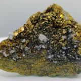 Calcopirita.Magdalena Mine, "Segunda Romeral" & "Santo Ángel" Claims, "Cueva de la Mora" Group, Almonaster la Real, Comarca El Andévalo, Huelva, Andalusia, Spain7''5x6cm (Autor: AntonioJesus)