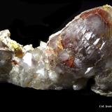 Cuarzo.<br />Viladrau, Comarca Osona, Gerona / Girona, Cataluña / Catalunya, España<br />81x48 mm<br /> (Autor: Jesus Franquesa Baucells)