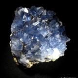 Fluorita.<br />Mina Matagalls (Minas de Sant Marçal), Sant Marçal, Viladrau, Comarca Osona, Gerona / Girona, Cataluña / Catalunya, España<br />64x42 mm.<br /> (Autor: Jesus Franquesa Baucells)