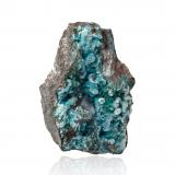 Plancheíta con CupritaMashamba West Mine, Kolwezi District, Lualaba, Katanga Copper Crescent, Katanga (Shaba), Democratic Republic of the Congo (Zaire)14 x 8.5 x 7 cm (Autor: Museo MIM)