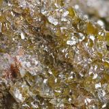 Eglestonite with Calomel and MercuryGrupo minero Mariquita, Cerro de las Minas, Usagre, Comarca Campiña Sur, Badajoz, Extremadura, Españamain crystal size: 0.2 × 0.1 cm (Author: Jordi Fabre)