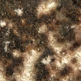 Hydrozincite, Plattnerite, Hemimorphite, CalciteMina Ojuela, Mapimí, Municipio Mapimí, Durango, México5.8 x 3.9 x 1.8 cm (Author: Michael Shaw)