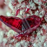 Cinabrio<br />Mina El Entredicho, Almadenejos, Comarca Valle de Alcudia, Ciudad Real, Castilla-La Mancha, España<br />5 mm<br /> (Autor: Borja Sainz de Baranda)