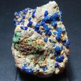 AzuritaSotolasa, Nador, Provincia Nador, Región Oriental, Marruecos50x60 mm (Autor: Ignacio)