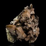 Cobre en Cobre con CuarzoMina Quincy, Hancock, Condado Houghton, Michigan, USA13 x 9 x 8.5 cm / Cristal principal: 4.5 cm (Autor: Museo MIM)