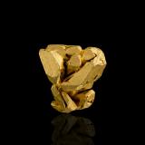 GoldZapata claims, Icabarú river placers, Santa Elena de Uairén, Gran Sabana, Bolívar State, Venezuela2 x 1.5 x 2 cm / main crystal: 1.6 cm (Author: MIM Museum)