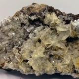 Barita.<br />Mina Haití, Cabezo de San Ginés, San Ginés de la Jara, Cartagena, Comarca Campo de Cartagena, Región de Murcia (Murcia), España<br />11x7 cm<br /> (Autor: AntonioJesus)