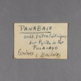 _Otra etiqueta de la TetraedritaMina Pulacayo, Huanchaca, Provincia Antonio Quijarro, Departamento Potosí, Bolivia (Autor: J. G. Alcolea)