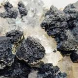 Esfalerita con Fluorita transparente.(antes Cumberland), Cumbria, Inglaterra / Reino Unido12x9 cm (Autor: AntonioJesus)