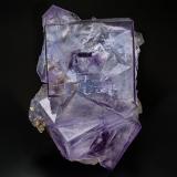 Fluorite<br />Yaogangxian Mine, Yizhang, Chenzhou Prefecture, Hunan Province, China<br />7.1 x 5.6 cm<br /> (Author: am mizunaka)