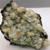 Topacio y cuarzo (variedad hialino)Minas da Panasqueira, Aldeia de São Francisco de Assis, Covilhã, Castelo Branco, Cova da Beira, Región Centro, Portugal7x5 cm (Autor: AntonioJesus)