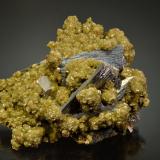 Arsenopyrite with Siderite<br />Minas da Panasqueira, Aldeia de São Francisco de Assis, Covilhã, Castelo Branco, Cova da Beira, Centro Region, Portugal<br />8.9 x 7.4 x 3.8 cm<br /> (Author: Michael Shaw)