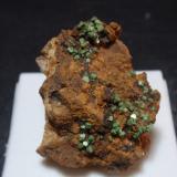 Torbernita<br />Mina Pinhal do Souto, Tragos, Chãs de Tavares, Mangualde, Distrito Viseu, Dão-Lafões, Centro, Portugal<br />25x30 mm<br /> (Autor: Ignacio)