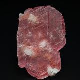Rhodochrosite<br />Bulochi (Balochi), Astor Valley, Astor District, Gilgit-Baltistan (Northern Areas), Pakistan<br />7.8 x 5.2 cm<br /> (Author: am mizunaka)