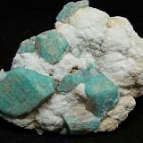 Microclina (variedad amazonita)<br />Pikes Peak, Condado El Paso, Colorado, USA<br />85x60x20 mm.<br /> (Autor: Luis Edmundo Sánchez Roja)