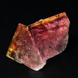 Fluorite, Calcite<br />Rotherhope Fell Mine, Black Burn area, Alston Moor mining district, Eden, North Pennines Orefield, former Cumberland, Cumbria, England / United Kingdom<br />7.3 x 6.8 cm<br /> (Author: am mizunaka)