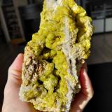 Pyromorphite<br />La Vidale Mine area, Asprières, Saint-Martin de Bouillac, Aveyron, Occitanie, France<br />FOV 12 cm<br /> (Author: Tobi)