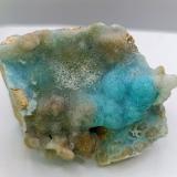 Hemimorfita<br />Mina El Pedreo, San Miguel de Linares, Artzentales, Comarca Las Encartaciones, Vizcaya / Bizkaia, País Vasco (Euskadi), España<br />7''5 x 5 cm<br /> (Autor: AntonioJesus)