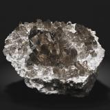 Quartz (variety smoky & gwindel) with Albite<br />Grimsel area, Hasli Valley, Bern, Switzerland<br />19 × 11.2 × 8.6 cm<br /> (Author: Jordi Fabre)