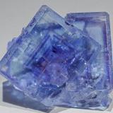 Fluorite<br />La Viesca Mine, La Collada mining area, Huergo, Siero, Comarca Oviedo, Principality of Asturias (Asturias), Spain<br />Specimen size: 6 × 6 × 4.2 cm / main crystal size: 4 × 3.5 cm<br /> (Author: Jordi Fabre)
