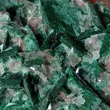 Malaquita pseudo Azurita con Barita<br />Mina Milpillas, Cuitaca, Municipio Santa Cruz, Sonora, México<br />60X40X30 mm.<br /> (Autor: Luis Edmundo Sánchez Roja)