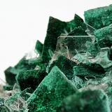 Malaquita pseudo Azurita con Barita<br />Mina Milpillas, Cuitaca, Municipio Santa Cruz, Sonora, México<br />60x40x30 mm.<br /> (Autor: Luis Edmundo Sánchez Roja)