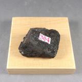 AlabanditaPreciosa Sangre de Cristo Mine, Tlachiaque hill, Alchichica, Municipio Tepeyahualco, Puebla, Mexico3,7 x 2,7 x 2 cm. 43,65 g. (Autor: J. G. Alcolea)