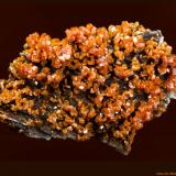VanadinitaACF Mine, Mibladen mining district, Mibladen, Midelt, Midelt Province, Drâa-Tafilalet Region, Morocco10 x 7 x 3 cm (Autor: Jose Angel Carrero)