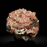 Manganoneptunite, Serandite, Aegirine, Albite, CatapleiitePoudrette Quarry, Mont Saint-Hilaire, La Vallée-du-Richelieu RCM, Montérégie, Québec, Canada1.5 cm x 1.5 cm x 1.2 cm (Author: Antonio Nazario)