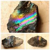 obsidian<br />Lipari island, Eolie Islands, Lípari Municipality, Messina Province, Sicily, Italy<br />Cm 6x4<br /> (Author: mineralenzo)