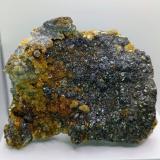 Esfalerita (variedad marmatita).<br />Túnel José Maestre, Sierra Minera de Cartagena-La Unión, Portmán, La Unión, Comarca Campo de Cartagena, Región de Murcia (Murcia), España<br />11''5x9''5 cm<br /> (Autor: AntonioJesus)