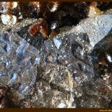 BournonitaMina Quien Tal Pensara (Mina Rica), El Pilar de Jaravía, Pulpí, Comarca Levante Almeriense, Almería, Andalusia, SpainFoV: 3 x 2 mm (Autor: Jose Angel Carrero)