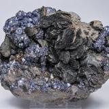 Wurtzita con GalenaÁnimas Mine, Chocaya-Animas mining district, Ánimas, Chocaya, Municipio Atocha, Sud Chichas Province, Potosí Department, Bolivia9 × 8.3 × 5.2 cm (Autor: Jordi Fabre)