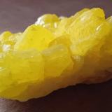 Sulphur<br />Gibellini Mine, Racalmuto, Agrigento (Girgenti) Province, Sicily, Italy<br />10x8 cm<br /> (Author: mineralenzo)