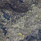 Covellina y Azufre.Alfredo Pit, Rio Tinto Mines, Minas de Riotinto, Comarca Cuenca Minera, Huelva, Andalusia, Spain7''5x6''5 cm (Autor: AntonioJesus)