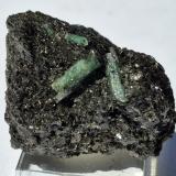 Beryl (variety Emerald)Habach valley/Habachtal, Bramberg am Wildkogel, Zell am See District, Salzburg, Austria3,3 x 2,5 cm (Author: Volkmar Stingl)