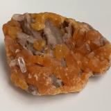 Sulphur, Celestine, CalciteMina Giumentaro (Mina Capodarso), Capodarso, Enna (Castrogiovanni), Provincia Enna, Sicilia, Italia4x3x2 cm (Author: mineralenzo)