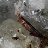 Aeschynite-(Y)<br />Lohning Quarry (Lohninger Quarry), Hüttwinkl Valley, Rauris Valley, Zell am See District, Hohe Tauern, Salzburg, Austria<br />FOV 3,5 mm<br /> (Author: Gerhard Brandstetter)