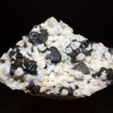 Tetrahedrite, Quartz<br />Casapalca, Chicla District, Huarochiri Province, Lima Department, Peru<br />8.7 x 6.2 x 4.0 cm<br /> (Author: Don Lum)