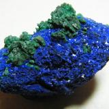 Malachite/Azurite<br />Tsumeb Mine, Tsumeb, Otjikoto Region, Namibia<br />40x30x20mm<br /> (Author: Heimo Hellwig)