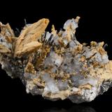 Barite with Calcite and StibniteDahegou Mine, Lushi, Sanmenxia Prefecture, Henan Province, China28,5	x	24,5	x	16,5	cm (Author: MIM Museum)